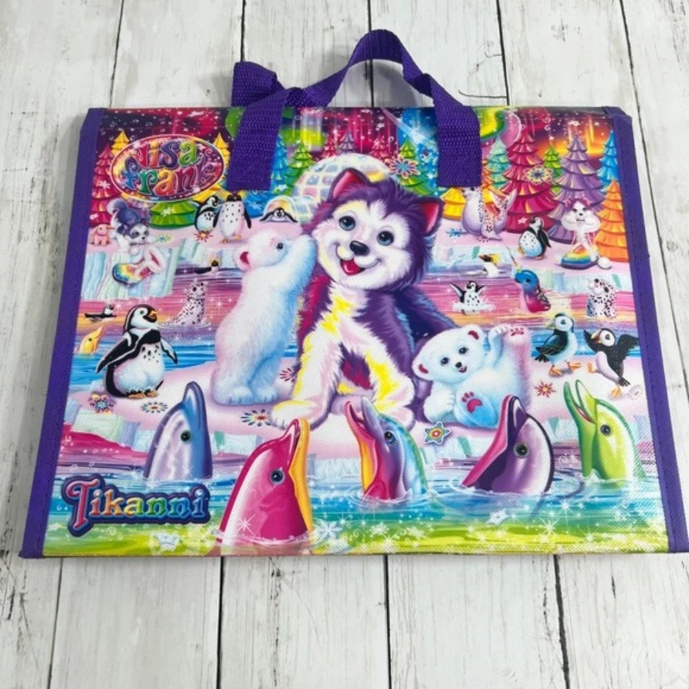 Lisa Frank Tikanni Activity Tote Bag‎ Kids Art Craft Supply Rainbow for Kids